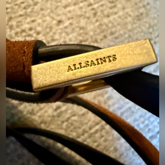 Allsaints Ara East West Suede Tote - Picture 7 of 9